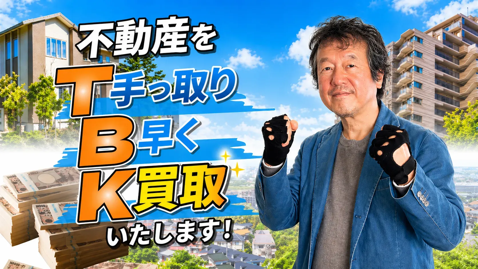 TBK 不動産を手っ取り早く買取 いたします！