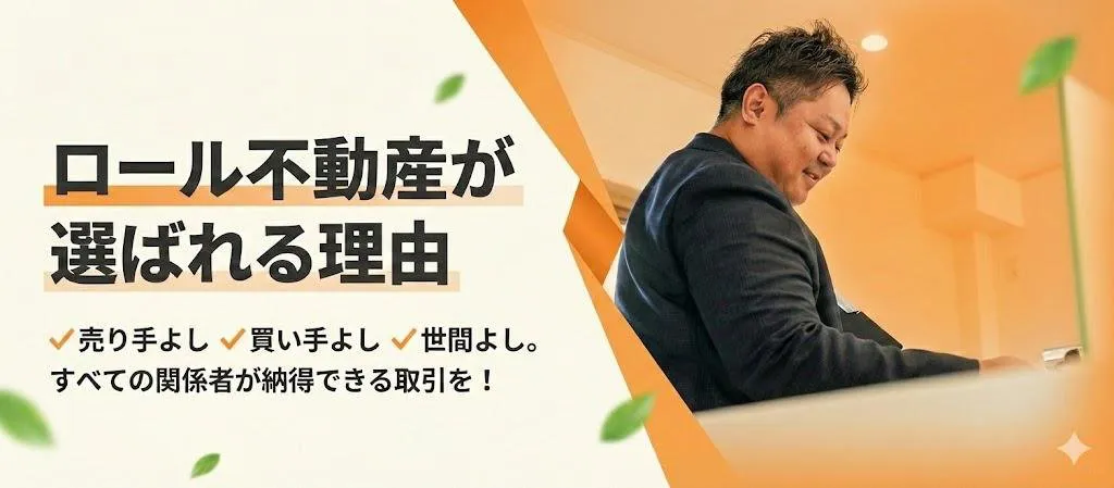 ロール不動産が選ばれる理由——売り手よし・買い手よし・世間よし